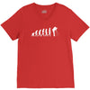 evolution fotograf stativ bilder objektiv f&uuml;r nikon cannon fans photo V-Neck Tee