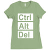 control alt delete Ladies Fitted T-Shirt