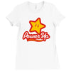 power up Ladies Fitted T-Shirt