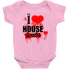 i love house music t shirt men logo3 new t shirt clothing design men Baby Onesie