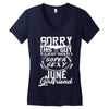This Guy Is Taken By A Super Sexy June Girlfriend Women's V-Neck T-Shirt