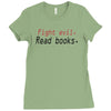 fight evil read books Ladies Fitted T-Shirt