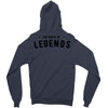 Life Begins at Forty 1978 the Birth of Legends Zipper Hoodie
