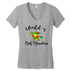 world's best grandma Women's V-Neck T-Shirt