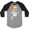 Pusheen the Cat Flying 3/4 Sleeve Shirt