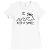 keep it simple Ladies Fitted T-Shirt