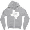 home texas outline Zipper Hoodie