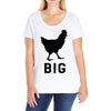big cock Ladies Curvy T-Shirt