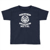 my cat listen to metal Toddler T-shirt
