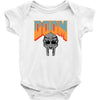 Doom With Mask Baby Bodysuit