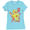 knight owl Ladies Fitted T-Shirt