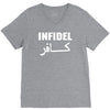 infidel t shirt  english retro cool V-Neck Tee