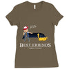 best friends forever Ladies Fitted T-Shirt