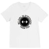 my girl is stronger than you (2) V-Neck Tee