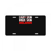 team melanin1 License Plate