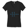 amazing alcohol molecule Women's V-Neck T-Shirt