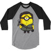 minion jaune 3/4 Sleeve Shirt