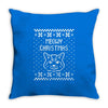 meowy christmas Throw Pillow