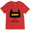 daddy is my superhero V-Neck Tee
