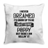 Perfect Freakin Poppy Throw Pillow