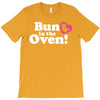 Bun in the Oven with Heart Baby Girl T-Shirt