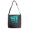 mystery tee Adjustable Strap Totes