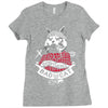 bad cat   gatos locos Ladies Fitted T-Shirt