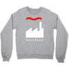 factory records   retro record label   mens music Crewneck Sweatshirt