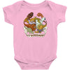 i heart dinosaur Baby Onesie
