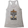 i love you and tacos. Racerback Tank