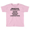 Smartass September Girl Toddler T-shirt