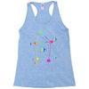 libra rainbow sign Racerback Tank