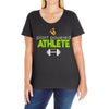 plant powered athlete Ladies Curvy T-Shirt