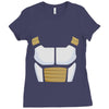 Saiyan Armor DBZ Vegeta Ladies Fitted T-Shirt