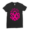end breast cancer   39 warriors Ladies Fitted T-Shirt