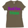 mardi gras princess Ladies Fitted T-Shirt