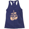 Never Give Up Uterine Cancer Awareness Racerback Tank