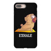 yoga pug exhale iPhone 8 Plus Case