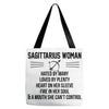 Sagittarius Woman Tote Bags
