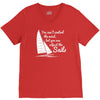 you cant control wind but V-Neck Tee
