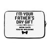 fathers day gift Laptop sleeve