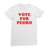 vote for pedro Ladies Fitted T-Shirt