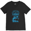 I Dont Need Therapy Need Fishing V-Neck Tee
