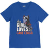 This Girl Loves Her Cane Corso V-Neck Tee