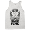 Never Underestimate Dog Rescuer Who Was Born June Tank Top