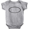 black oval Baby Bodysuit
