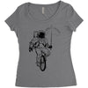 astronaut Women's Triblend Scoop T-shirt