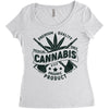 cannabis medical only Women's Triblend Scoop T-shirt