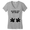 Hands off my Bump Women's V-Neck T-Shirt