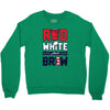 red white and brew Crewneck Sweatshirt